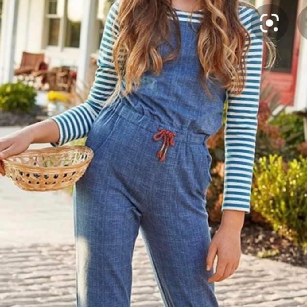 NWOT Matilda Jane Joanna Gaines Girls Size 8 Radiant Smile Romper Jumper Overall